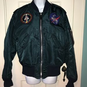 Men’s vintage NASA flight jacket.